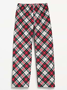 Image number 1 showing, Gender-Neutral Printed Flannel Pajama Pants for Kids