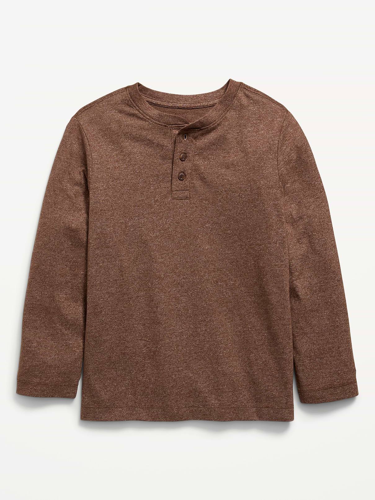 Image number 1 showing, Softest Long-Sleeve Henley T-Shirt for Boys