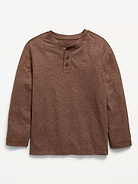 Image number 1 showing, Softest Long-Sleeve Henley T-Shirt for Boys