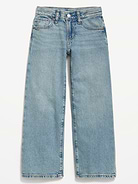 Image number 1 showing, Low-Rise Baggy Wide-Leg Jeans for Girls