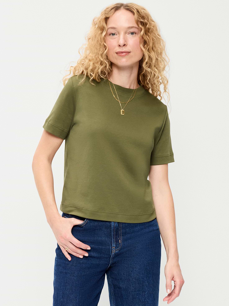 Image number 1 showing, Heavyweight Crew-Neck T-Shirt