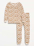 Image number 1 showing, SoftMode Printed Snug-Fit Pajama Set for Toddler & Baby