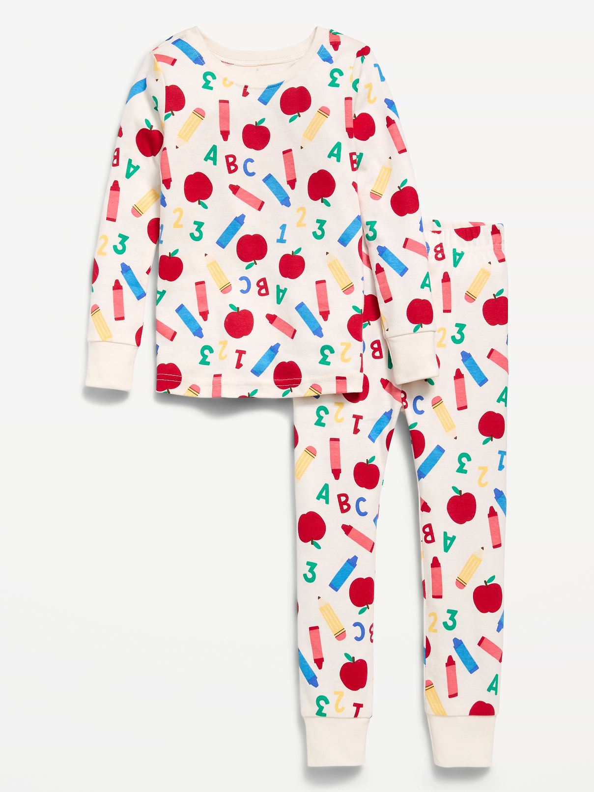 Image number 1 showing, Printed Snug-Fit Pajama Set for Toddler & Baby
