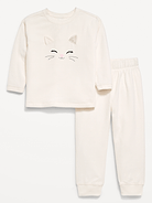 Image number 1 showing, Microfleece Pajama Set for Toddler & Baby