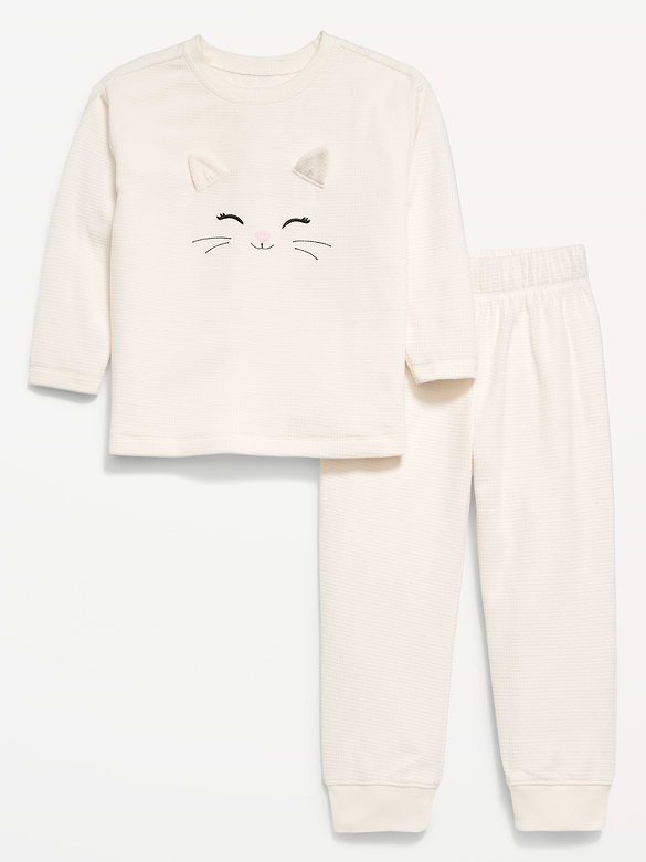 Microfleece Pajama Set for Toddler & Baby