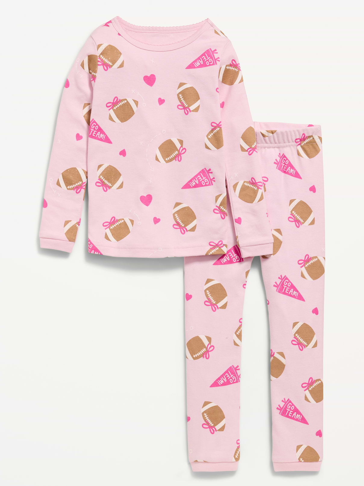 Image number 1 showing, Printed Snug-Fit Pajama Set for Toddler & Baby