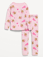 Image number 1 showing, Printed Snug-Fit Pajama Set for Toddler & Baby