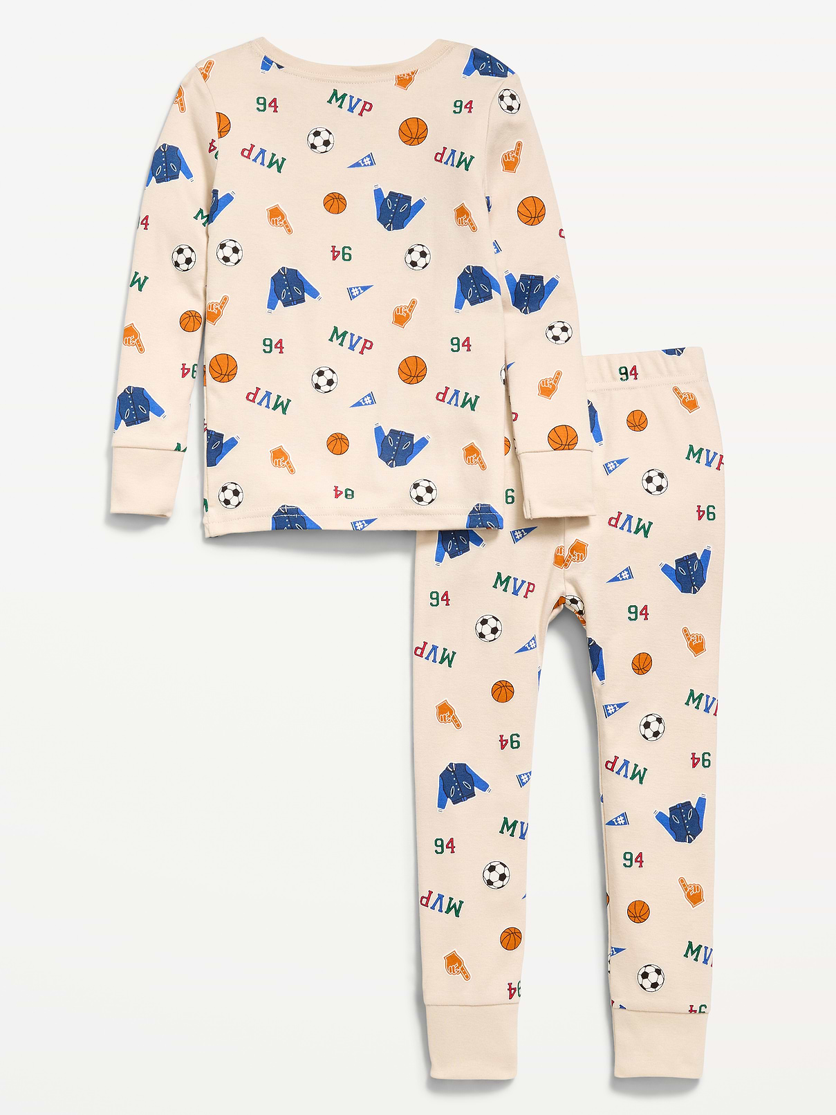 Image number 2 showing, Printed Snug-Fit Pajama Set for Toddler & Baby