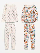 L'image numéro 2 présente Pyjama 4 pièces ajusté à motif pour tout-petit et bébé