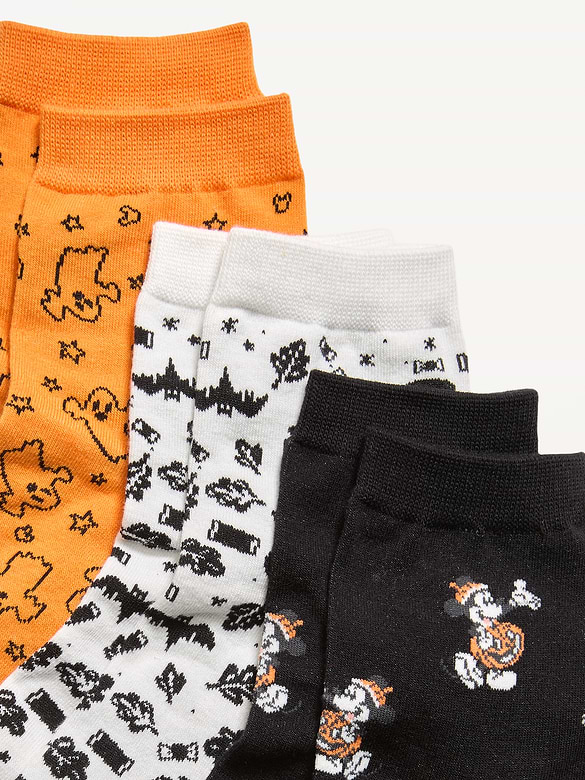Disney© 3-Pack Crew Socks for Women
