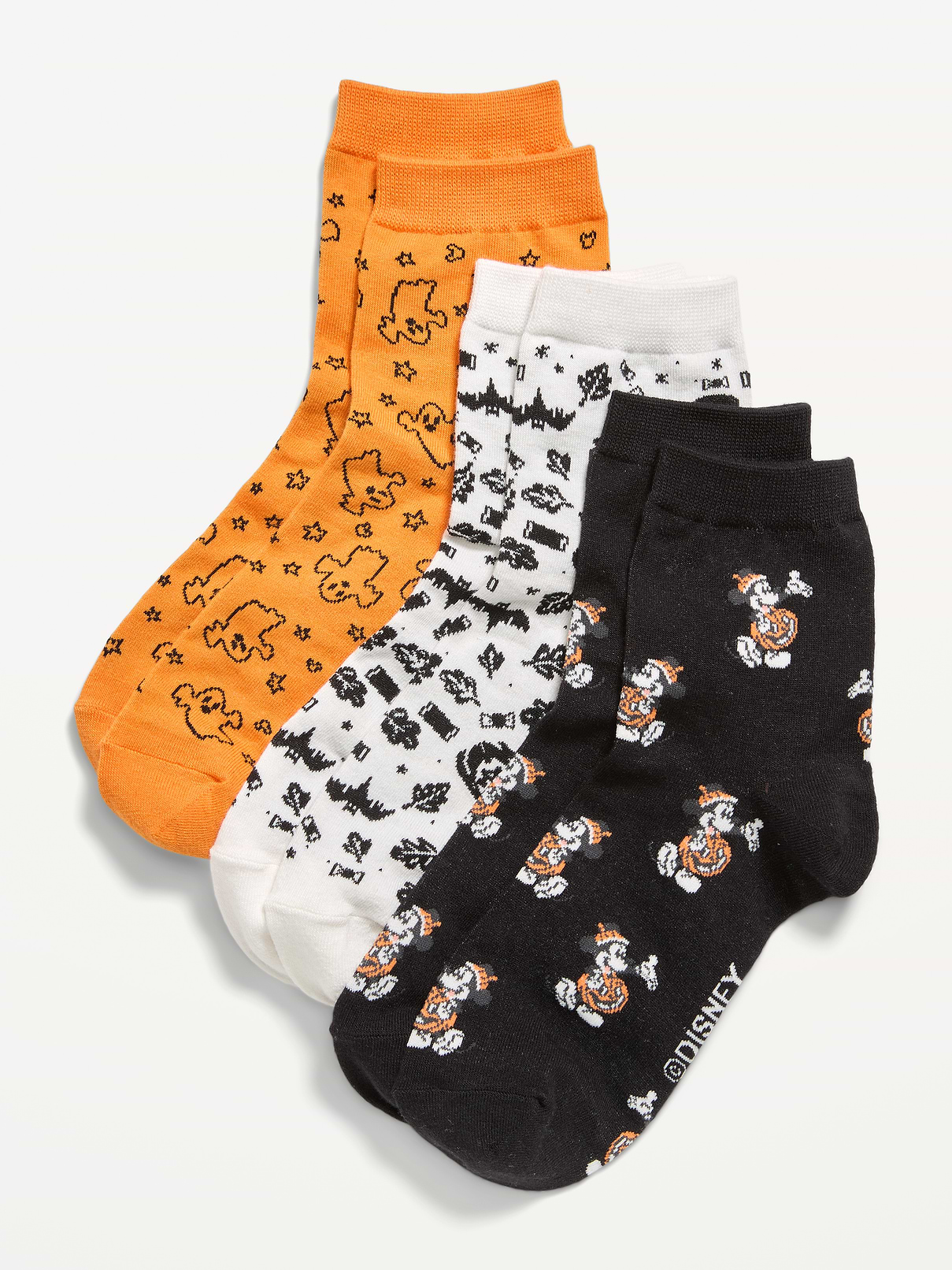Image number 1 showing, Disney© 3-Pack Crew Socks for Women