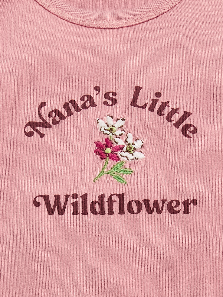 Image 2 of 2, Long-Sleeve Graphic Bodysuit for Baby