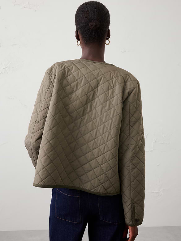 Quilted Cropped Jacket