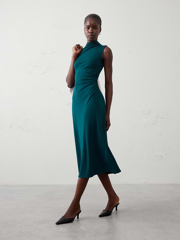 Cozy Ribbed Maxi Dress
