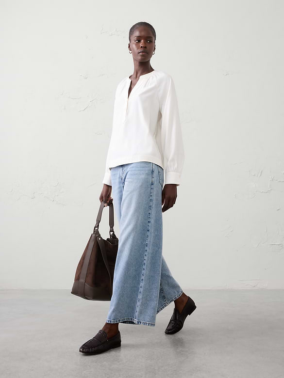 Trapunto Stitch Blouse