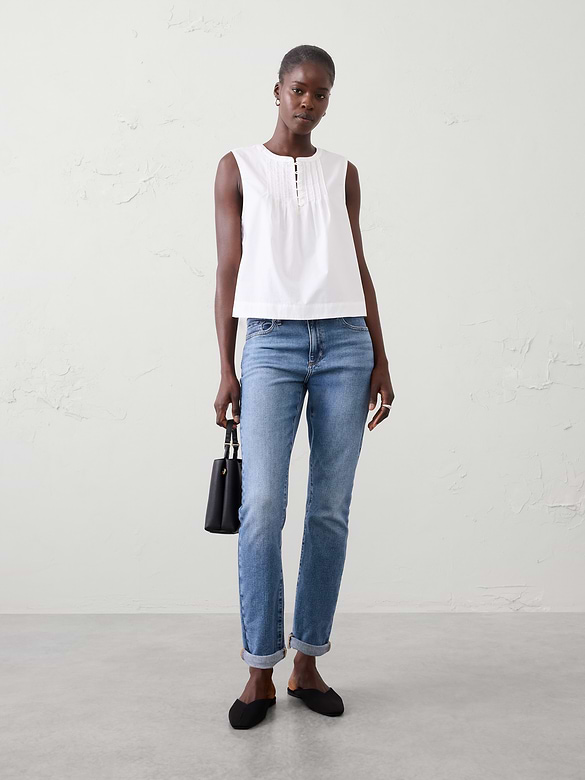 Girlfriend Mid-Rise Jean