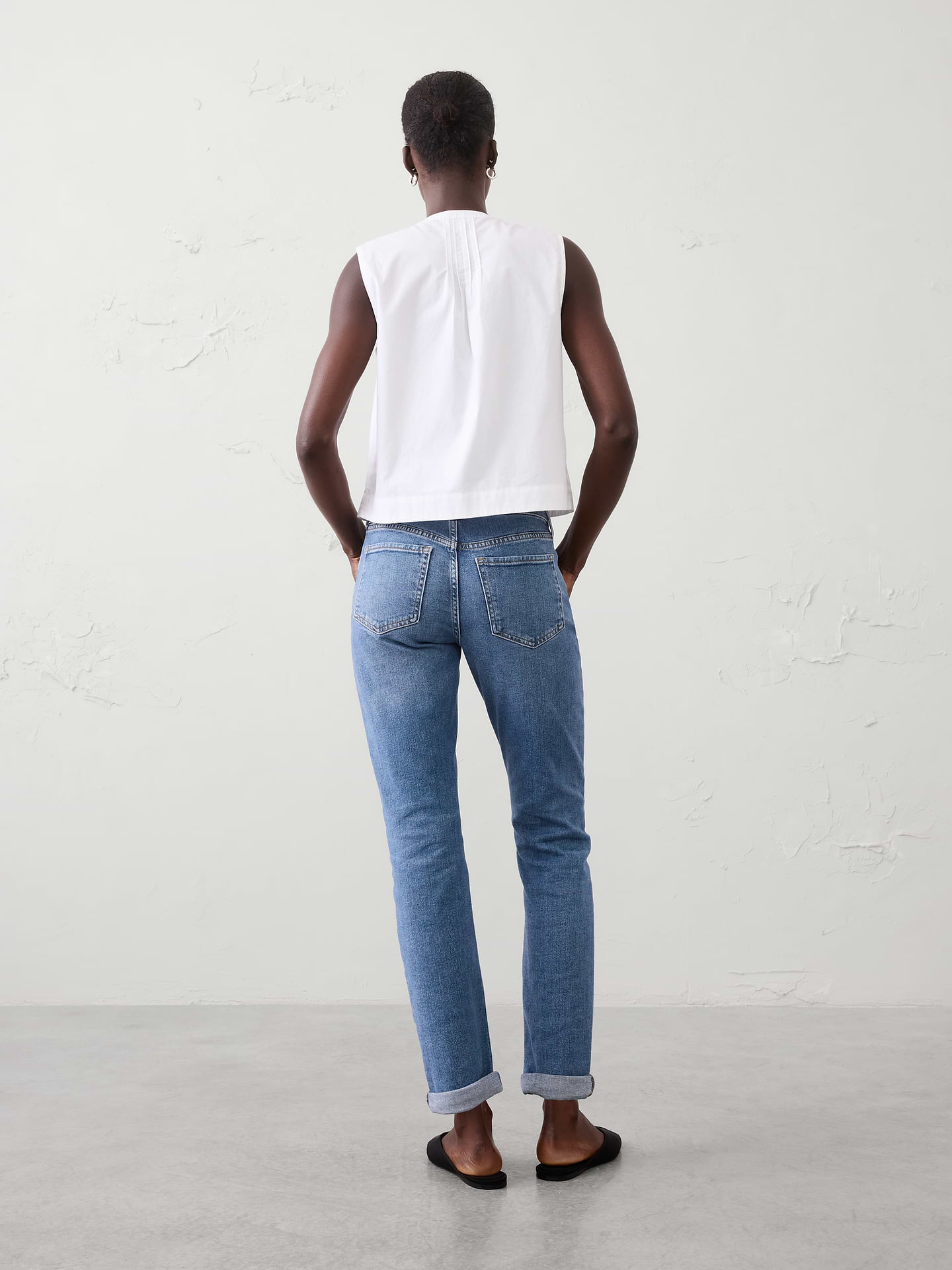 Image number 8 showing, Girlfriend Mid-Rise Jean