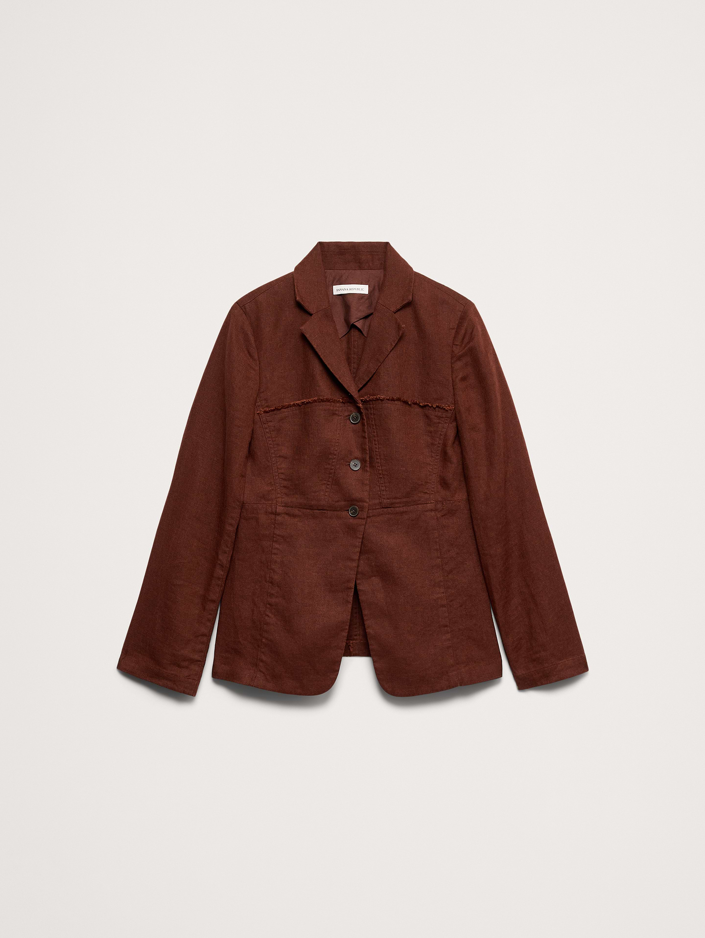 Image number 8 showing, Fringe Linen Blazer