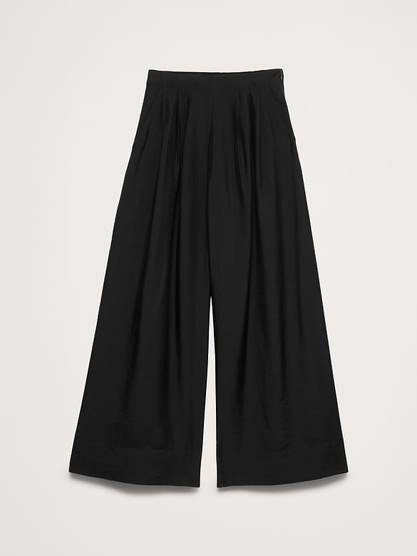 High-Rise Wide-Leg Palazzo Pant