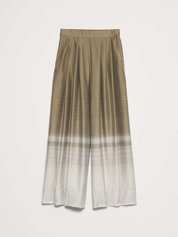 High-Rise Wide-Leg Palazzo Pant