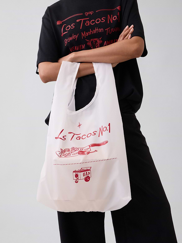 Los Tacos Packable Shopper Tote Bag