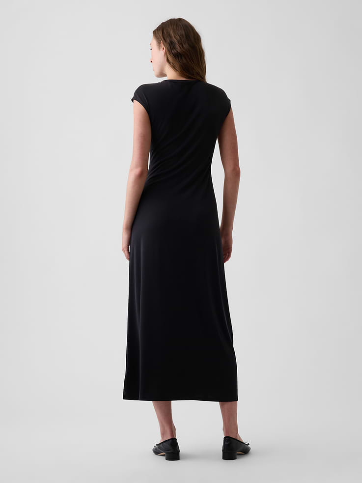 L'image numéro 2 présente Robe longue à mancherons