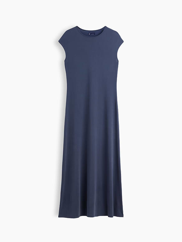 Cap-Sleeve Maxi Dress