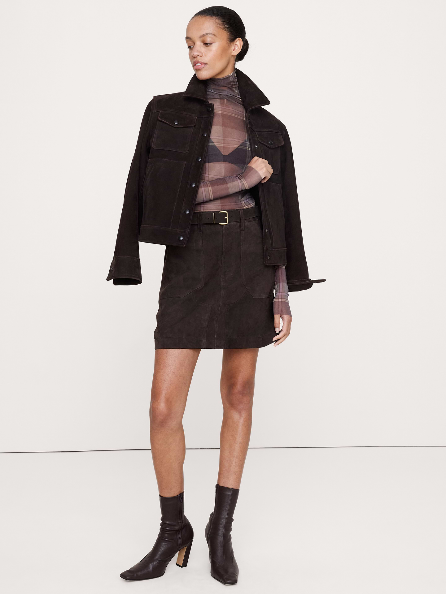 Image number 3 showing, Mesh Turtleneck Top