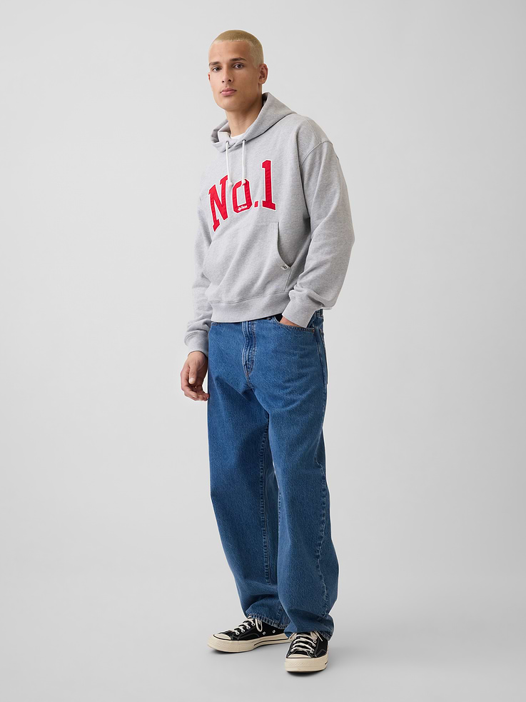 Image number 3 showing, Adult Los Tacos No. 1 Heavyweight French Terry Oversized Hoodie
