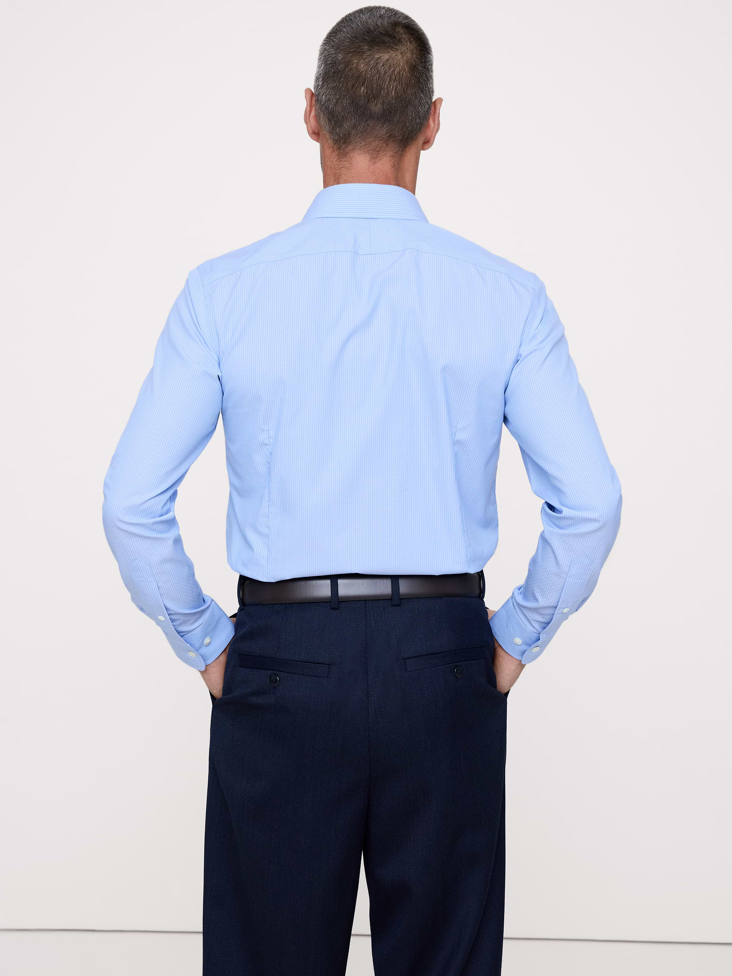 Image number 3 showing, Slim-Fit Wrinkle-Resistant Dress Shirt