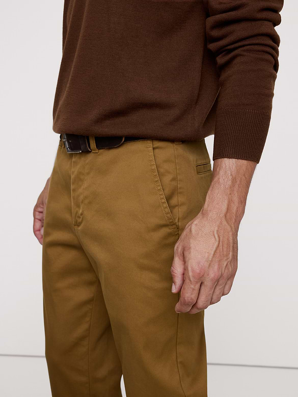 Chino étroit rodé
