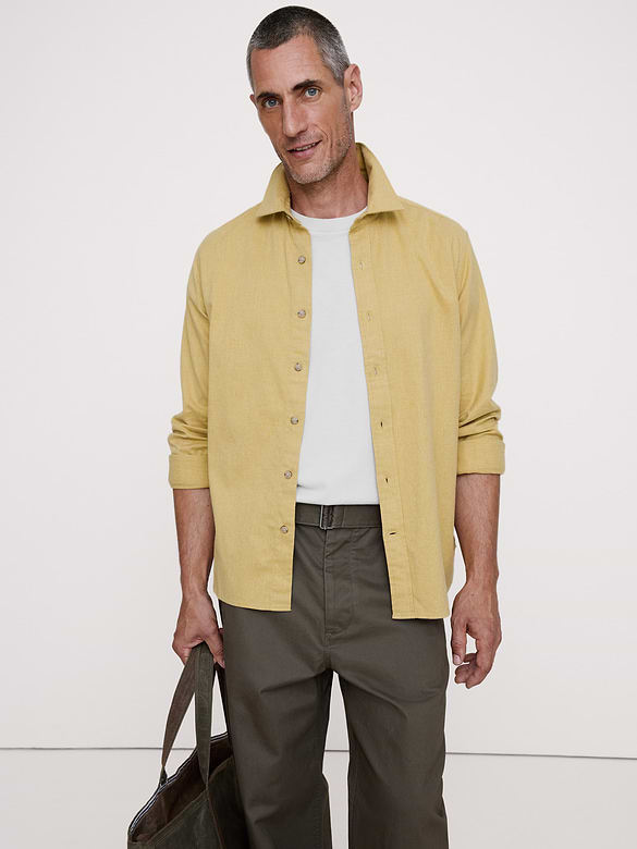 Chemise standard en flanelle légère