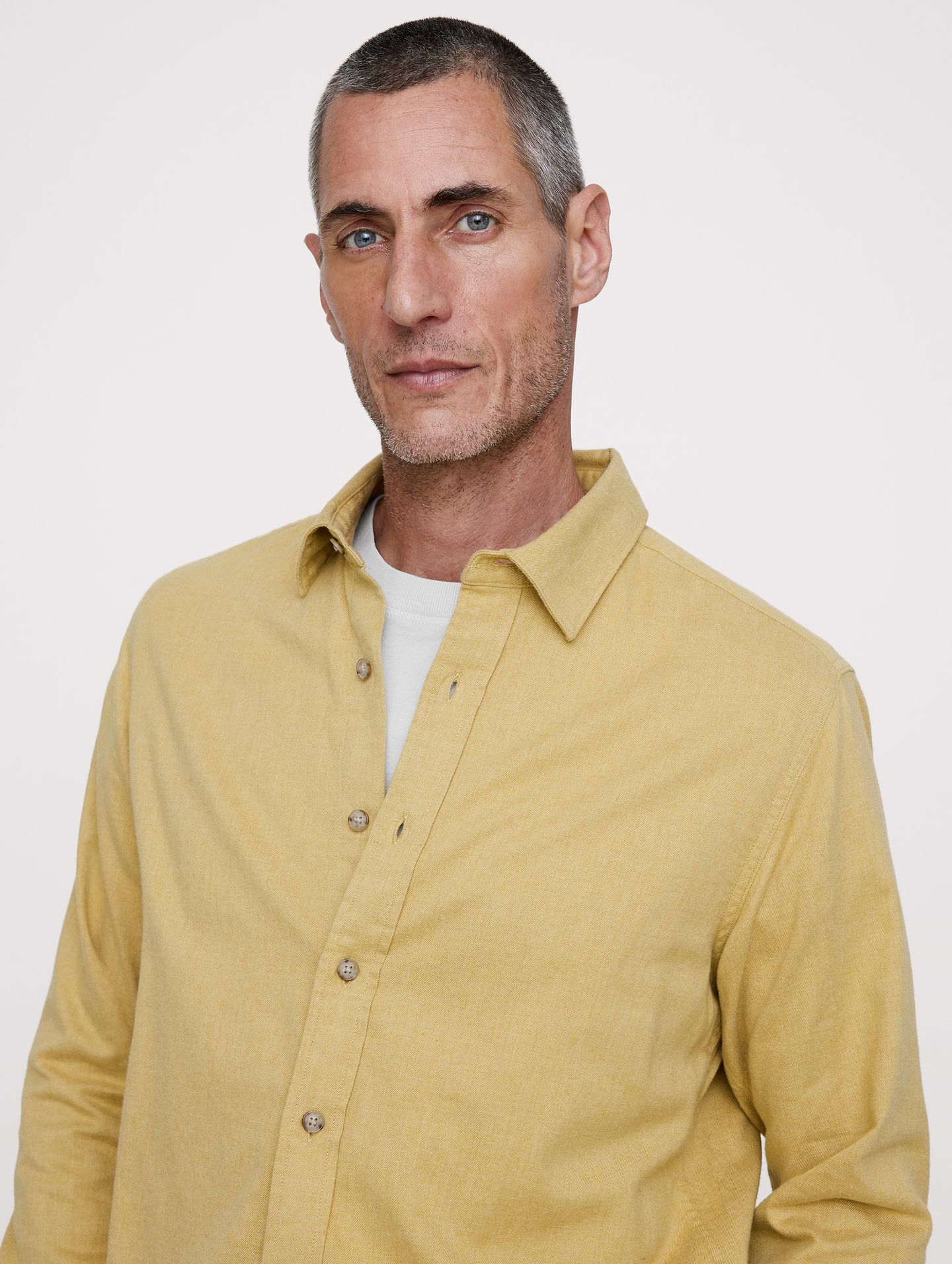 Image number 4 showing, Standard-Fit Lightweight Flannel Shirt