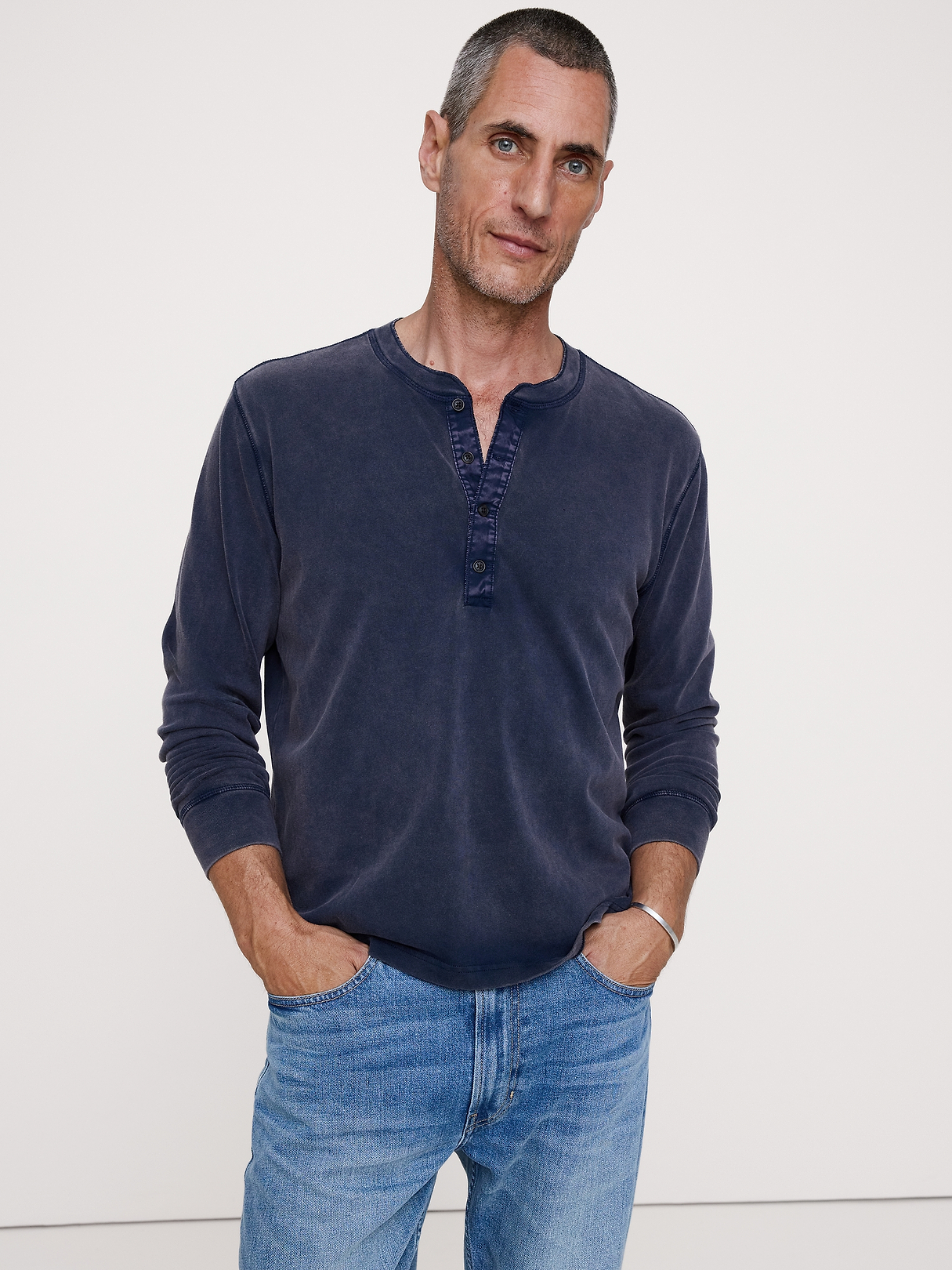 Archive Reissue Henley T-Shirt | Banana Republic