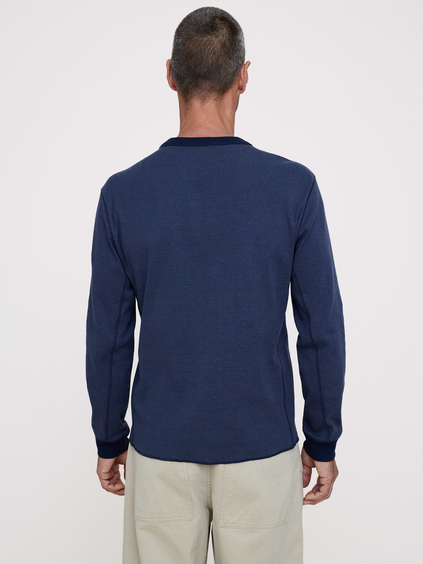Image number 2 showing, Ribbed Cotton Long-Sleeve T-Shirt