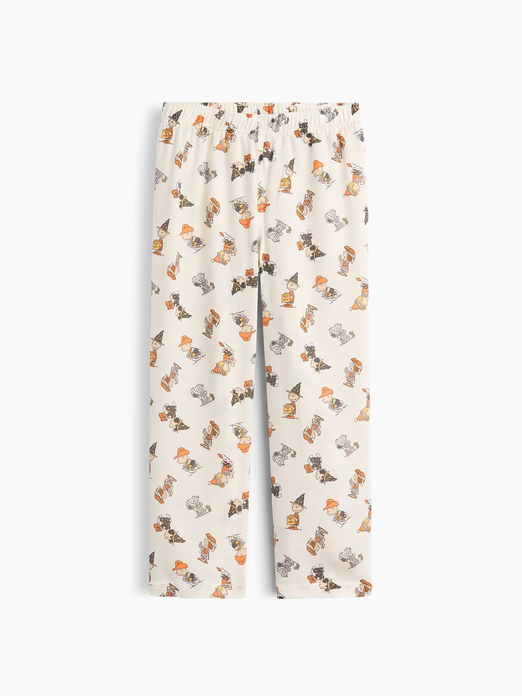 Image number 1 showing, GapKids Peanuts Halloween Flannel PJ Pants