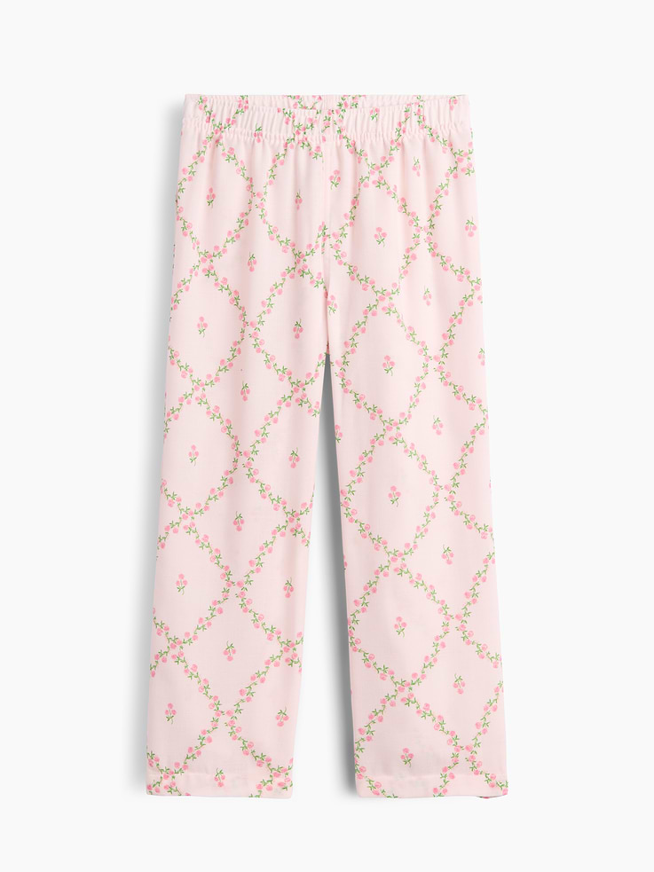 Image 1 of 3, Smooth flannel sleep pants., Elasticized waist., Allover print., Product #1178489