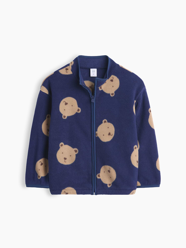 Image number 1 showing, babyGap Relaxed Microfleece Zip Sweatshirt