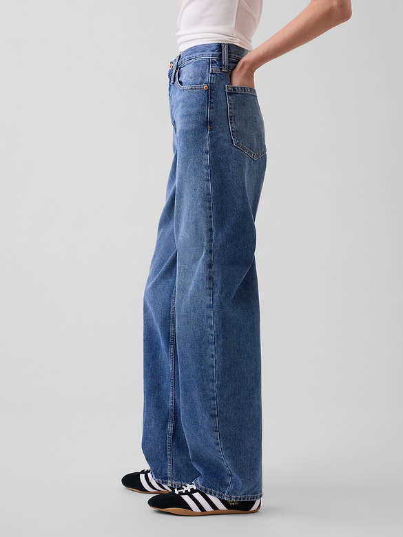 High Rise Barrel Jeans