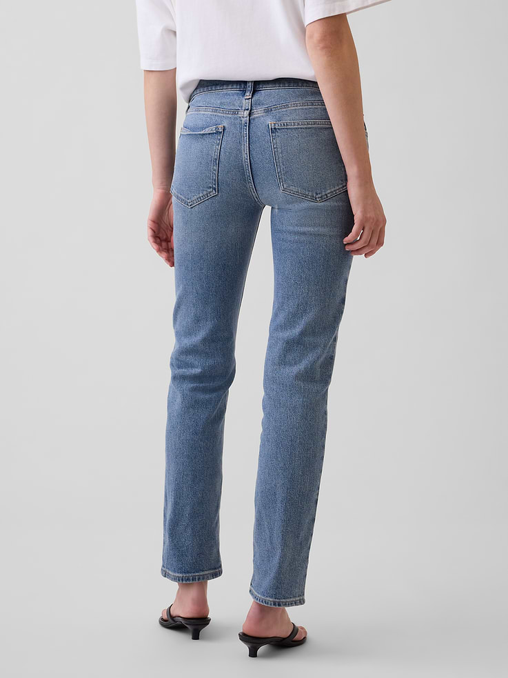 Image number 4 showing, Low Rise '90s Slim Straight Jeans