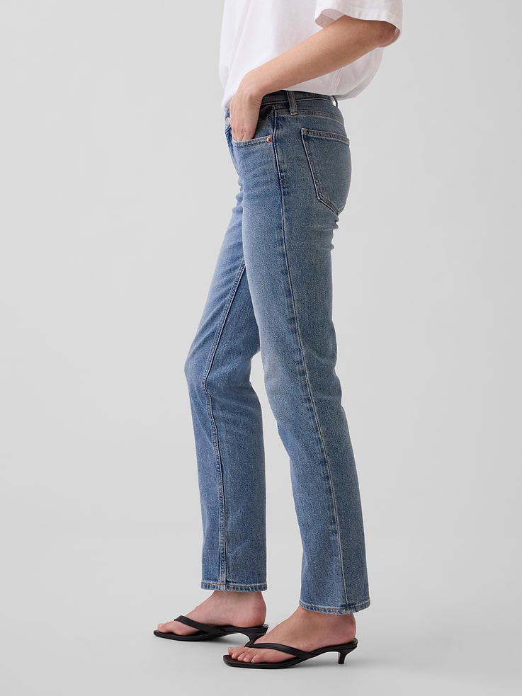 Image number 3 showing, Low Rise '90s Slim Straight Jeans