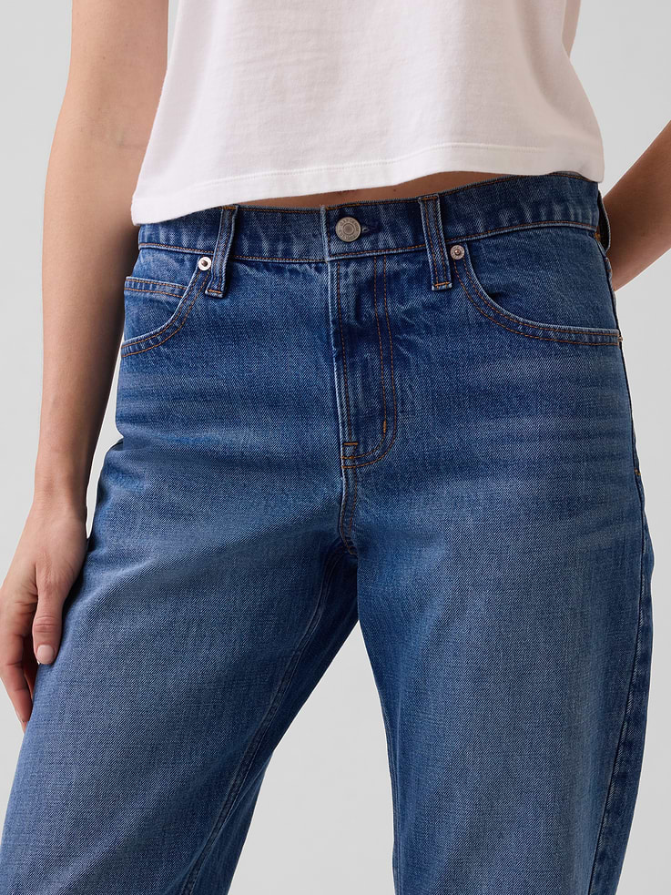 Image number 6 showing, Mid Rise Straight Taper Jeans