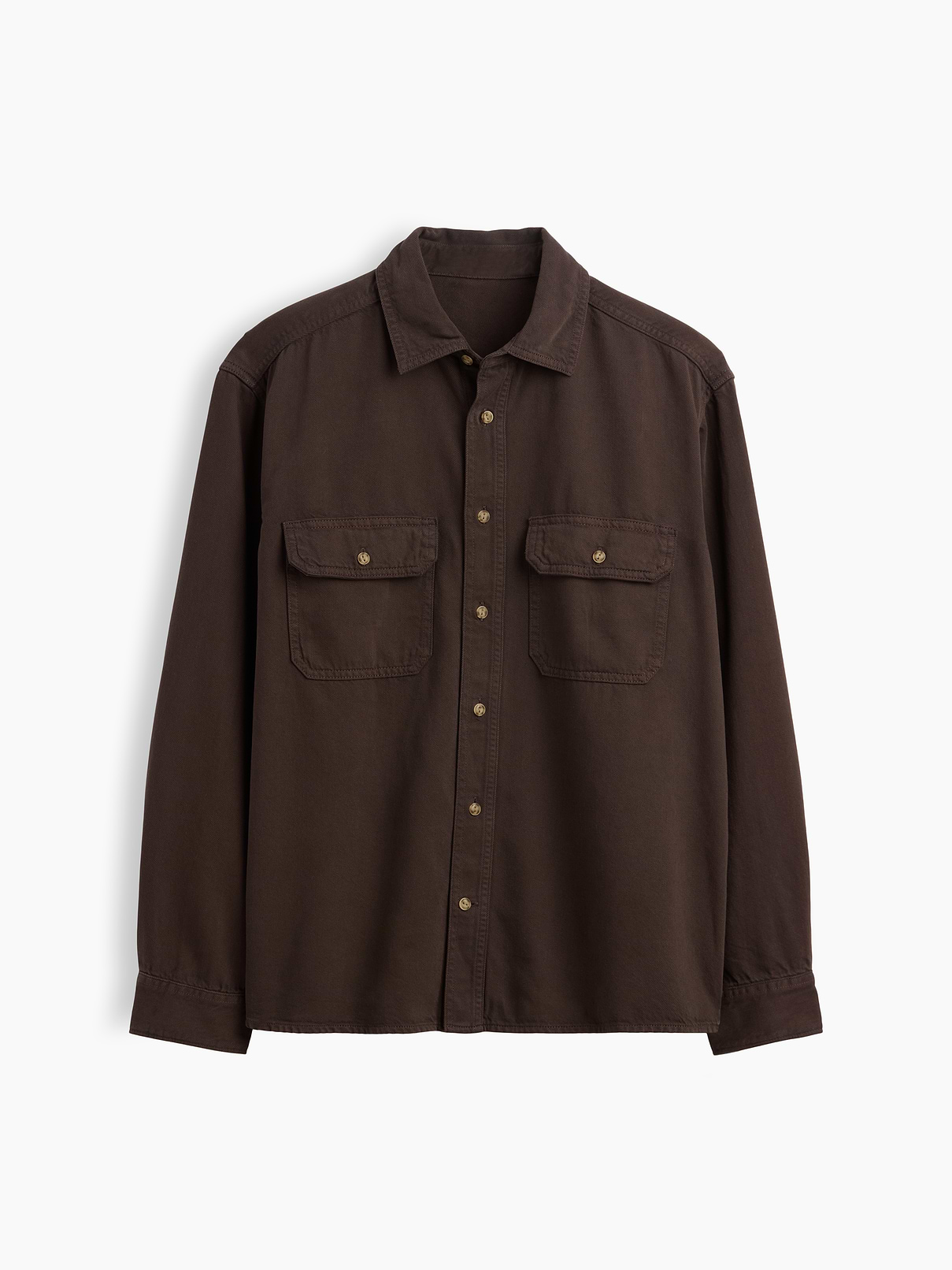 Image 5 of 5, UltraSoft Denim Relaxed Utility Shirt
