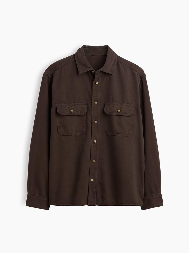 Image number 5 showing, UltraSoft Denim Relaxed Utility Shirt