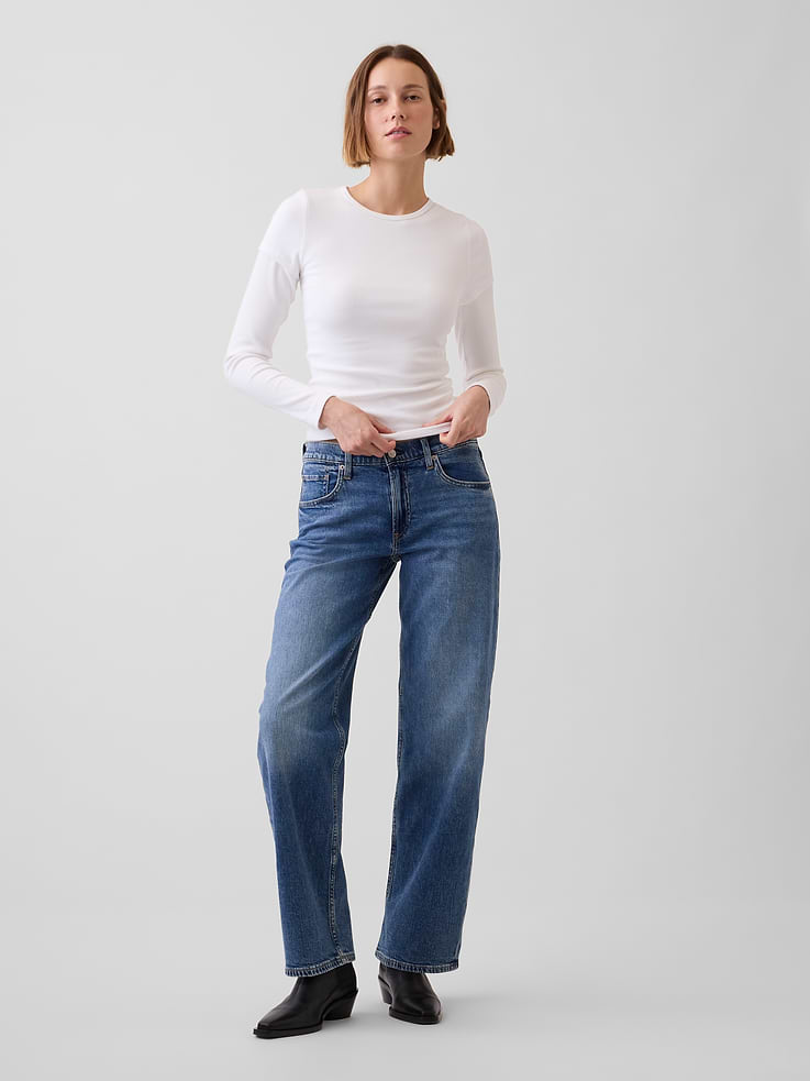 Image number 1 showing, Low Rise '90s Loose Jeans