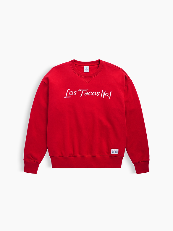 Adult Los Tacos No. 1 Heavyweight French Terry Oversized Sweatshirt