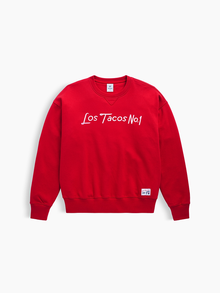 Image number 7 showing, Adult Los Tacos No. 1 Heavyweight French Terry Oversized Sweatshirt