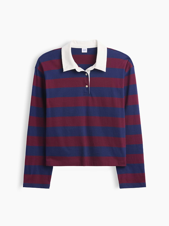 Relaxed Rugby Polo Shirt