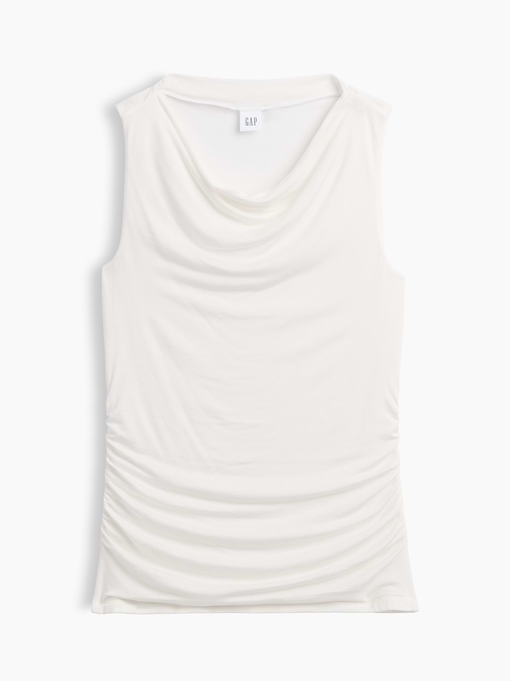 Image number 5 showing, Sleeveless Cowl-Neck Top