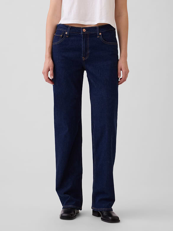 Low Rise '90s Loose Jeans